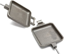 Load image into Gallery viewer, Square Pie Iron - Cast Iron