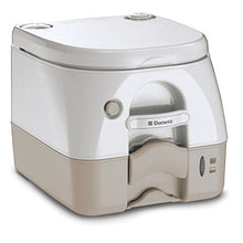 Load image into Gallery viewer, Portable Toilet - 2.6 Gallon, Tan with Stainless Steel