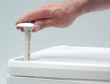 Load image into Gallery viewer, Portable Toilet - 2.6 Gallon, Tan with Stainless Steel