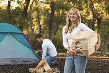Load image into Gallery viewer, Portable Toilet - 2.6 Gallon, Tan with Stainless Steel