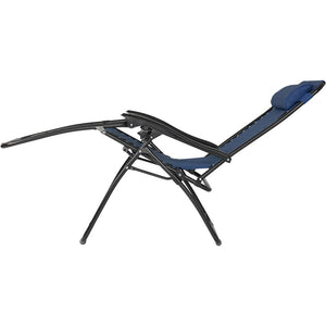Zero Gravity Reclining Lounge Chairs Set of 2, with Pillows, Cup Holders and Matching Tables