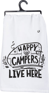 Happy Campers and Life is Better Towels - 2 pack