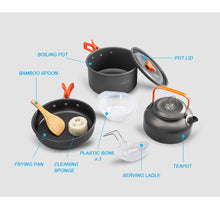 Load image into Gallery viewer, Overmont Ultralight Camping Cookware Set