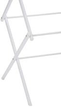 Load image into Gallery viewer, AmazonBasics Foldable Clothes Drying Laundry Rack - White