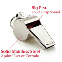 Load image into Gallery viewer, Hipat Whistle, 12 Packs Sports Whistles with Lanyard