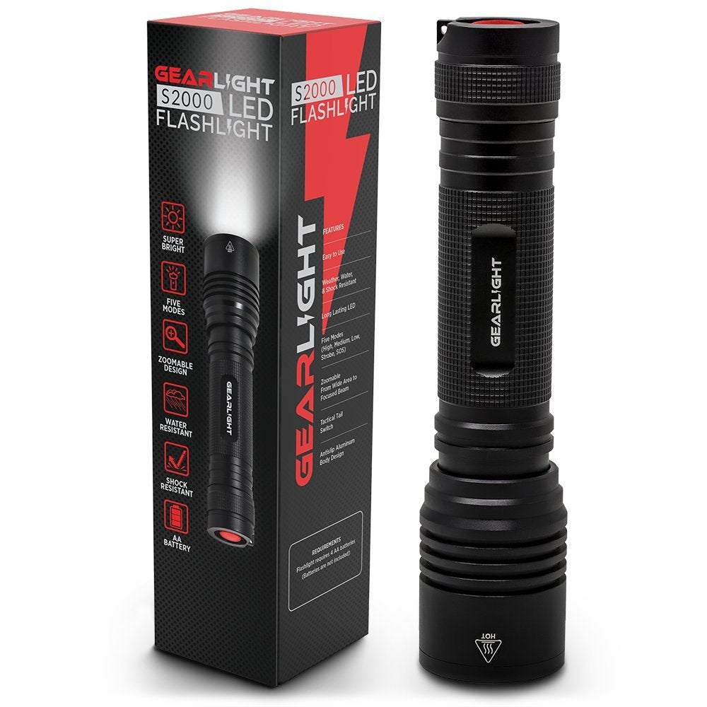GearLight High-Powered S2000 LED Flashlight