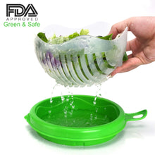 Load image into Gallery viewer, Salad Cutter Bowl Easy Salad Maker