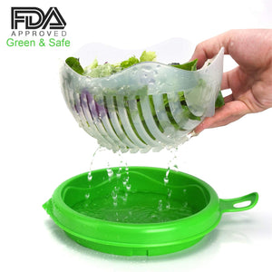 Salad Cutter Bowl Easy Salad Maker