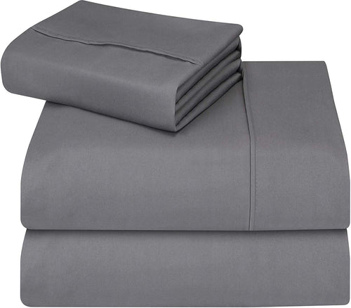 Utopia Bedding 3-Piece Twin Bed Sheet Set (Grey)