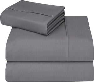 Utopia Bedding 3-Piece Twin Bed Sheet Set (Grey)