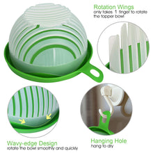 Load image into Gallery viewer, Salad Cutter Bowl Easy Salad Maker