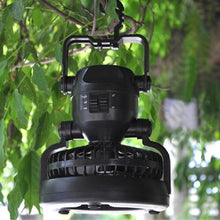 Load image into Gallery viewer, Portable 2-in-1 LED Camping Ceiling Light and Fan