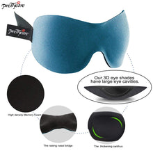 Load image into Gallery viewer, 3D Sleep Mask with EarPlugs &amp; Yoga Silk Bag