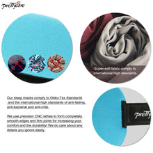 Load image into Gallery viewer, 3D Sleep Mask with EarPlugs &amp; Yoga Silk Bag