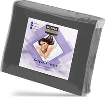 Load image into Gallery viewer, Utopia Bedding 3-Piece Twin Bed Sheet Set (Grey)