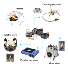 Load image into Gallery viewer, Overmont Ultralight Camping Cookware Set
