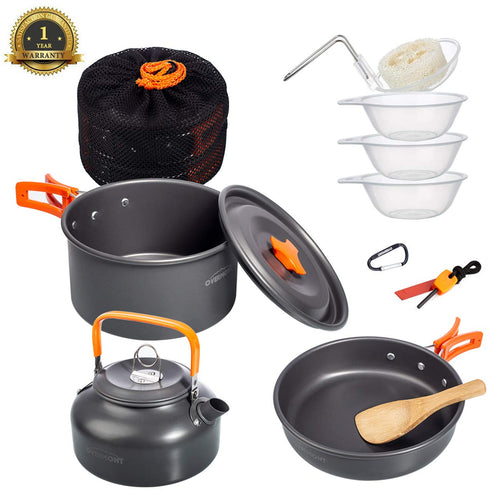Overmont Ultralight Camping Cookware Set