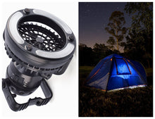 Load image into Gallery viewer, Portable 2-in-1 LED Camping Ceiling Light and Fan