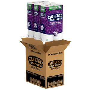 Quilted Northern Ultra Plush Toilet Paper, 24 Supreme Rolls