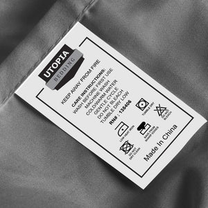 Utopia Bedding 3-Piece Twin Bed Sheet Set (Grey)