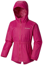 Load image into Gallery viewer, Columbia Youth Girls&#39; Dollia Rain Jacket, Water Resistant, Reflective