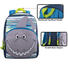 Load image into Gallery viewer, Animal Friends Critter Backpacks With Reinforced Straps (SHARK)
