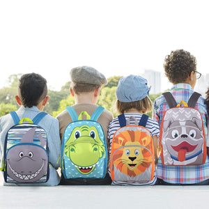 Animal Friends Critter Backpacks With Reinforced Straps (SHARK)