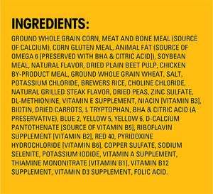 Pedigree Adult Dry Dog Food - Grilled Steak & Vegetable Flavor