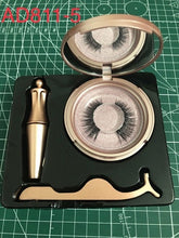 Load image into Gallery viewer, Magnetic Liquid Eyeliner &amp; Waterproof False Eyelashes &amp; Tweezer Set