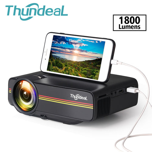 Mini Projector 1800 Lumen Wired Sync HDMI VGA