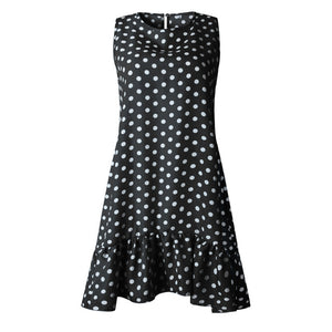 Women Summer Dress Polka Dot Dress