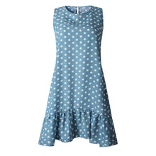Load image into Gallery viewer, Women Summer Dress Polka Dot Dress