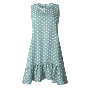 Women Summer Dress Polka Dot Dress