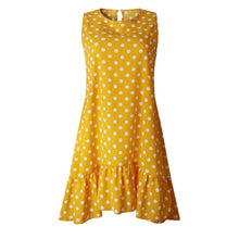 Load image into Gallery viewer, Women Summer Dress Polka Dot Dress