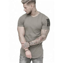Load image into Gallery viewer, Men's Slim Fit O Neck Short Sleeve Muscle Tee