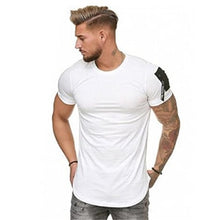 Load image into Gallery viewer, Men's Slim Fit O Neck Short Sleeve Muscle Tee