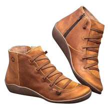 Load image into Gallery viewer, Women's Leather Ankle Boots
