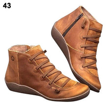 Load image into Gallery viewer, Women's Leather Ankle Boots