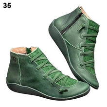 Load image into Gallery viewer, Women's Leather Ankle Boots