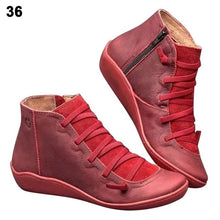 Load image into Gallery viewer, Women's Leather Ankle Boots