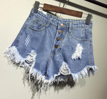 Load image into Gallery viewer, Women&#39;s Denim Shorts