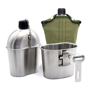 Stainless Steel Military Canteen 1L