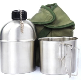Stainless Steel Military Canteen 1L