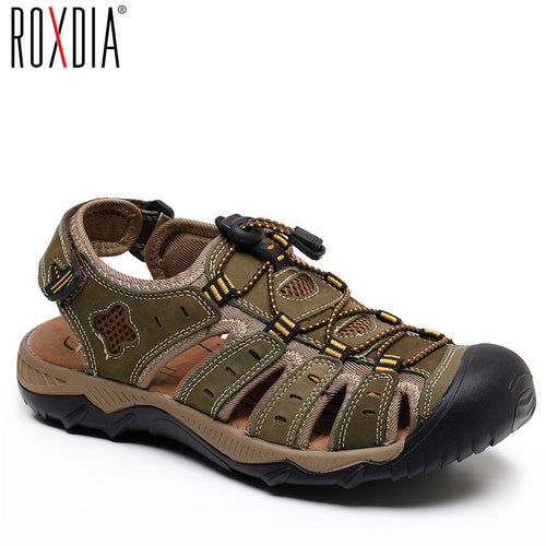 Breathable Men Sandals Genuine Leather