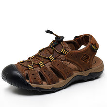 Load image into Gallery viewer, Breathable Men Sandals Genuine Leather