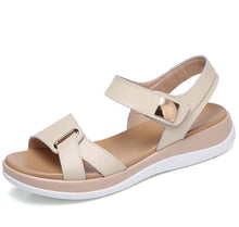 Load image into Gallery viewer, Women's Leather Loop Hook Sandals