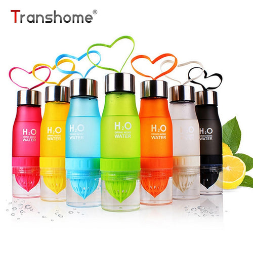Plastic Fruit Juice Infuser Water Bottle 650ml