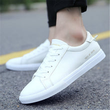 Load image into Gallery viewer, Men&#39;s Casual White Sneakers