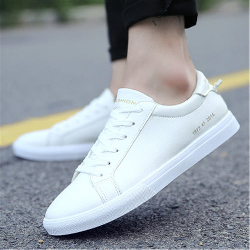 Men's Casual White Sneakers
