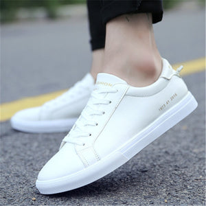 Men's Casual White Sneakers